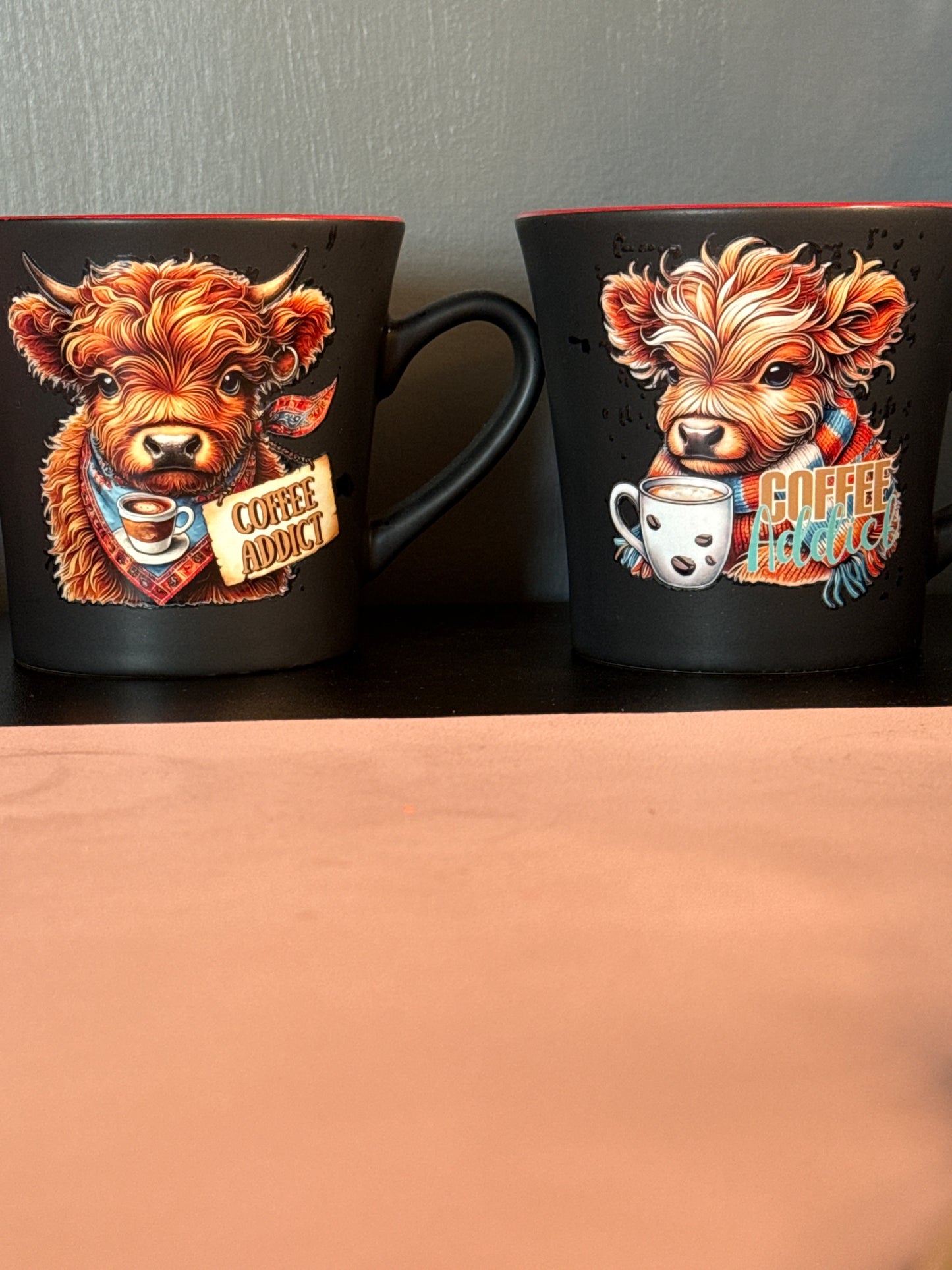 Highland Coffee Mugs - set of two