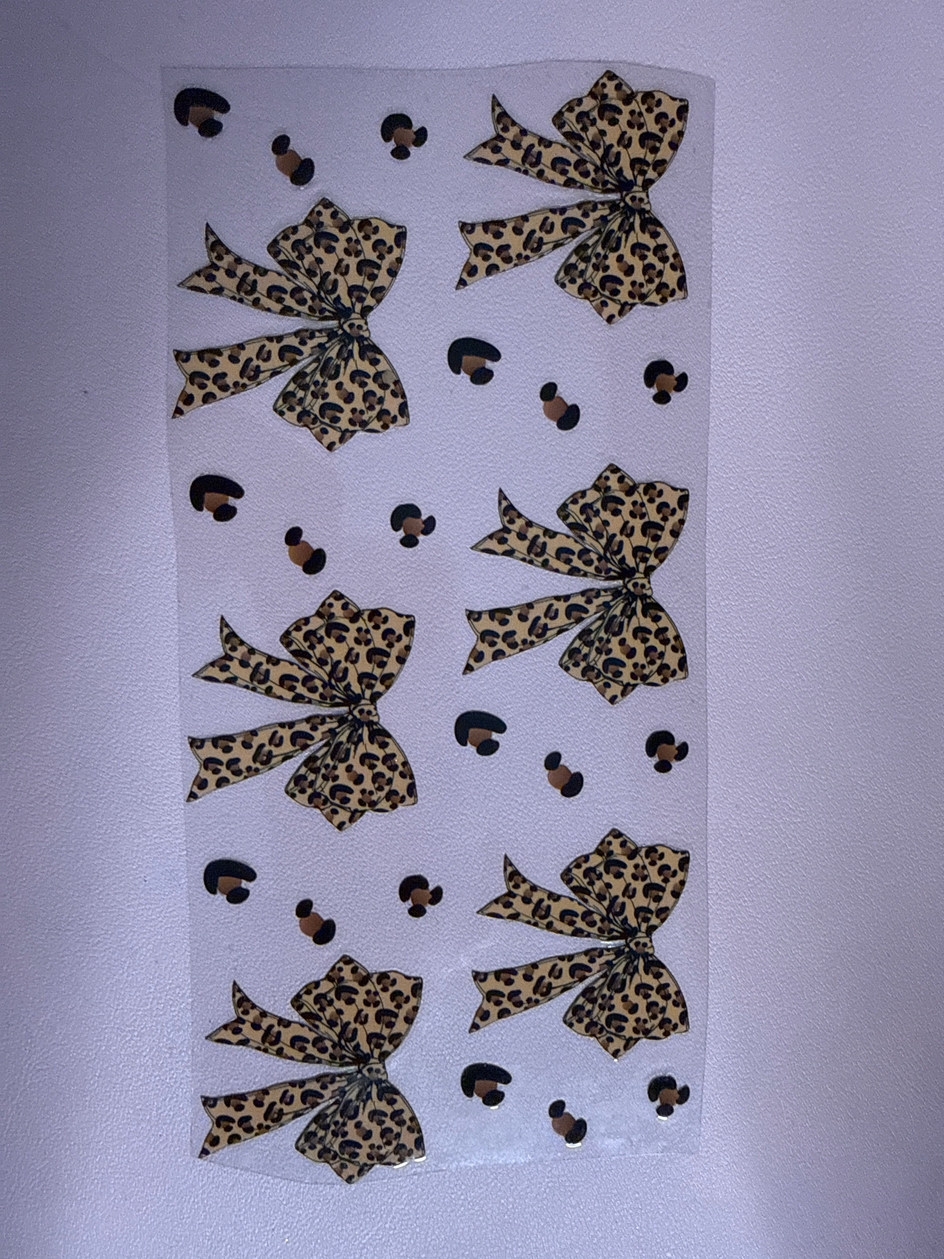 Brown Bows Decal