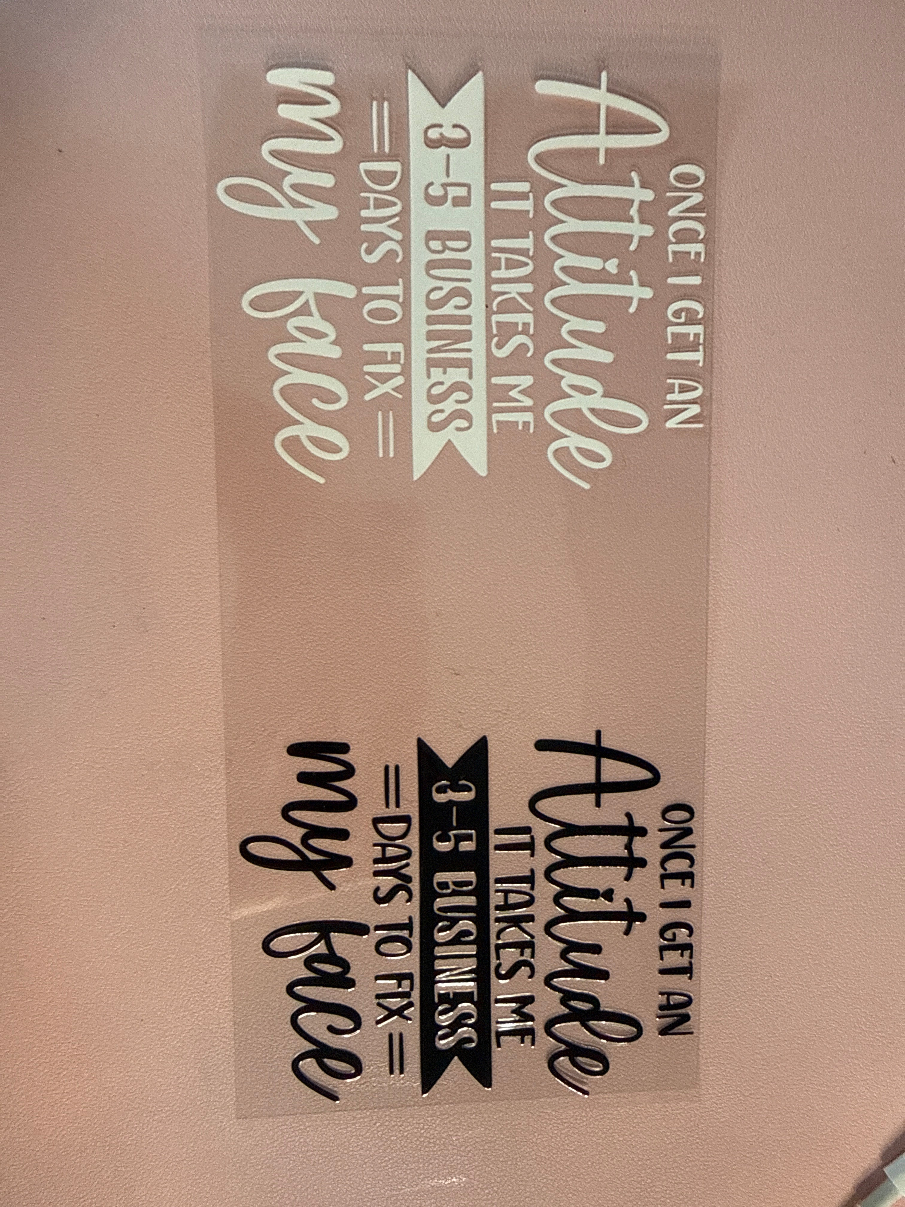 Attitude Decal