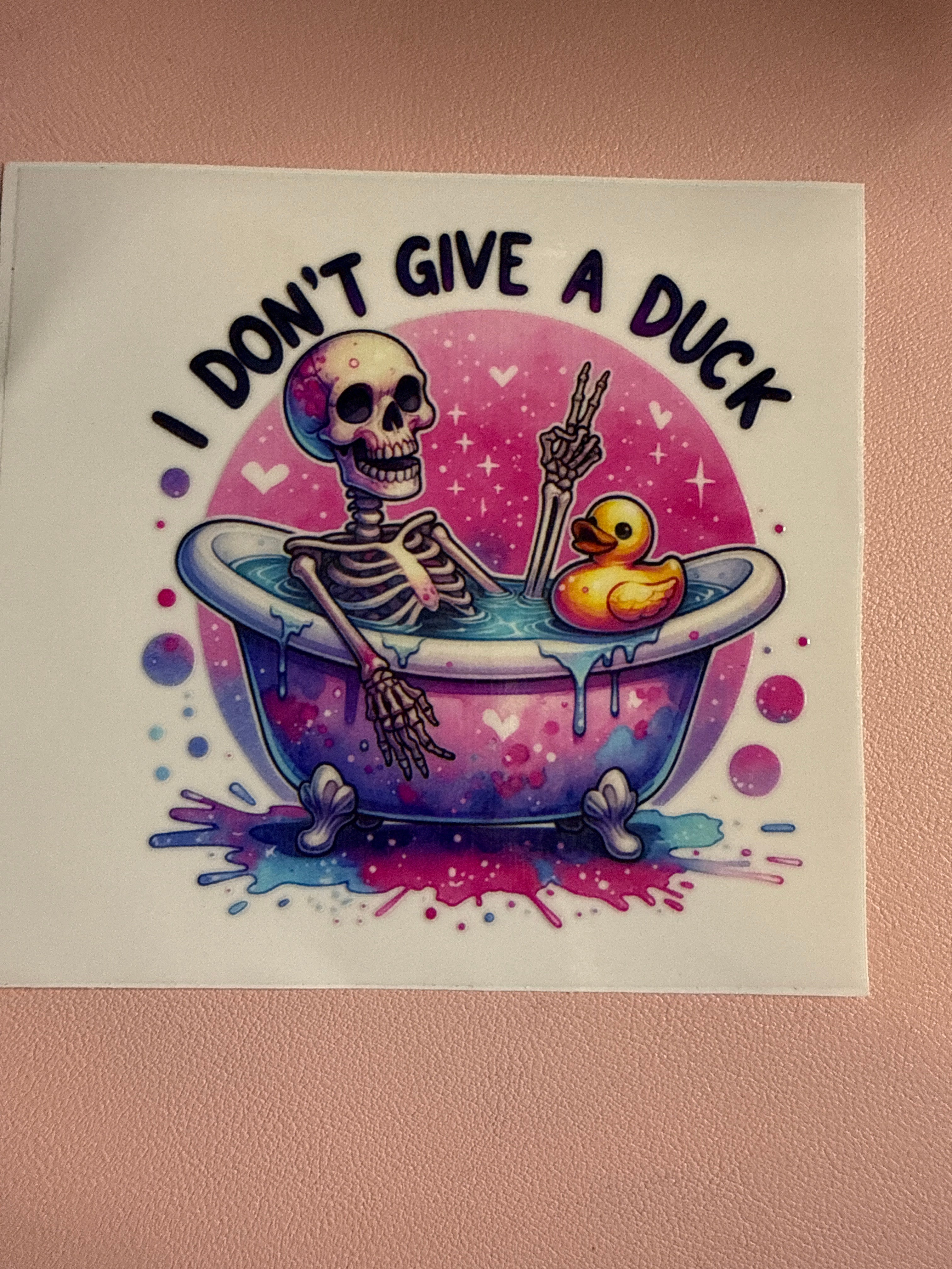 I Don’t Give a Duck Decal