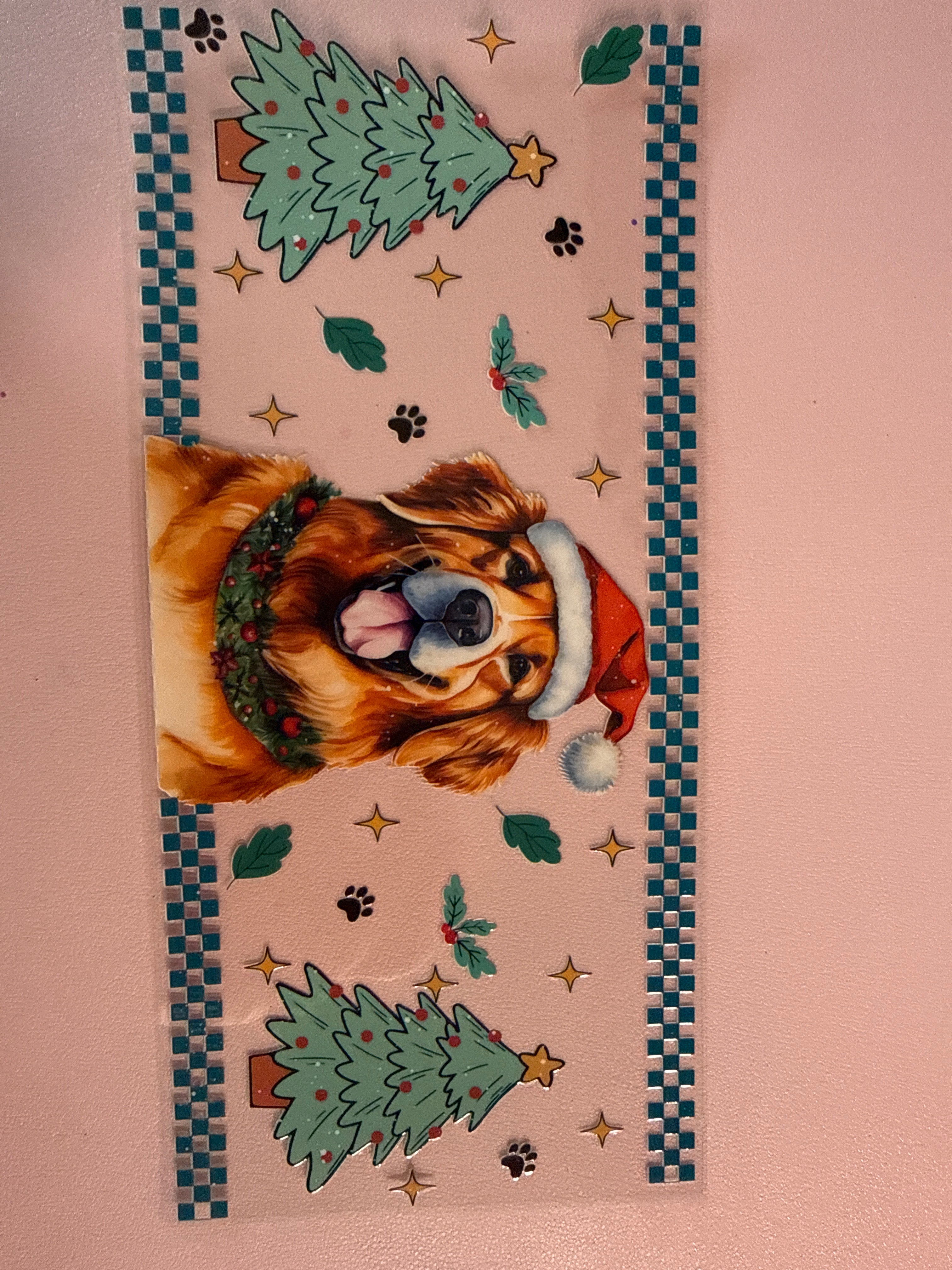 Christmas Dog Decal