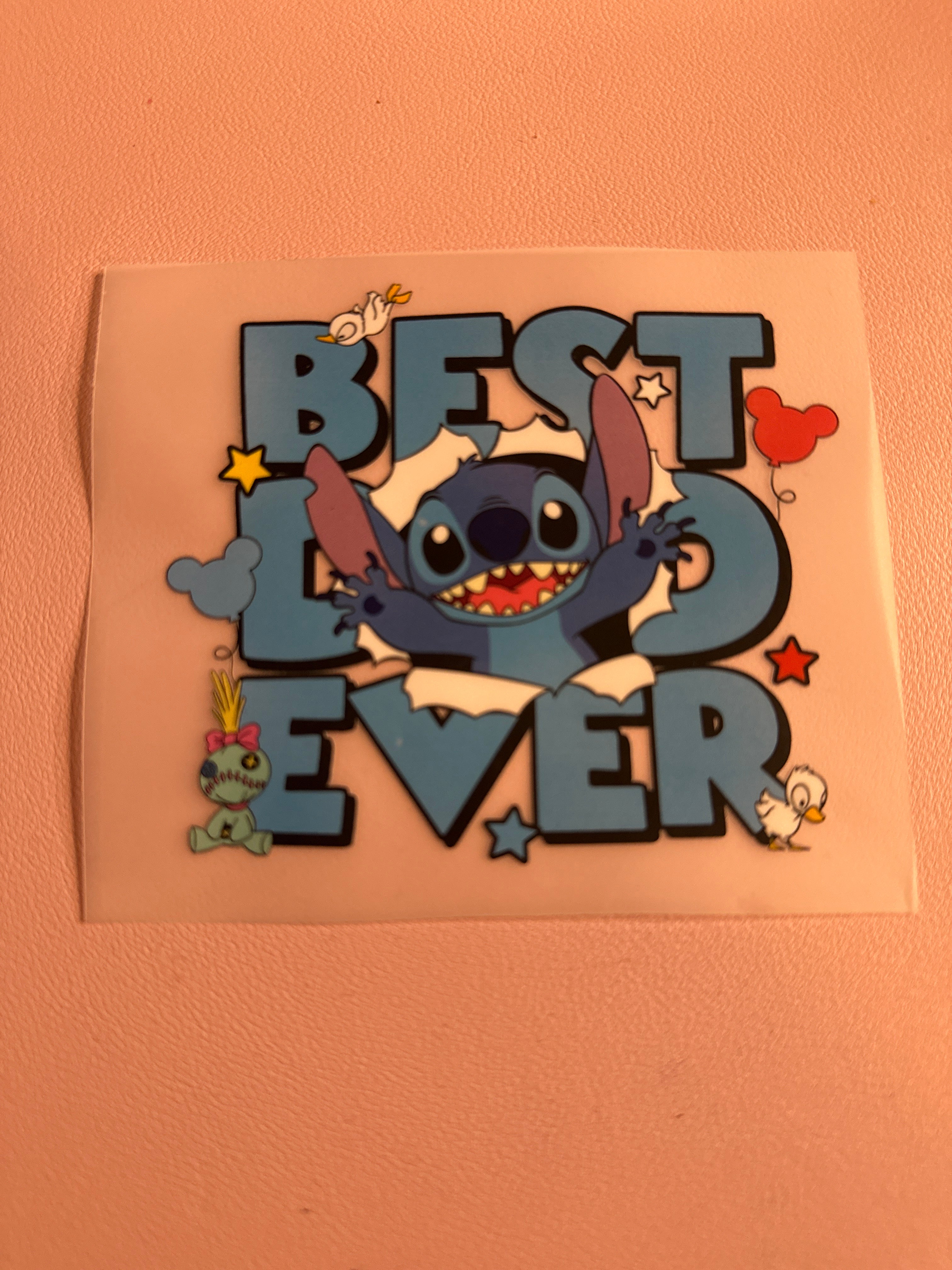 Dad Stitchy Chest Decal