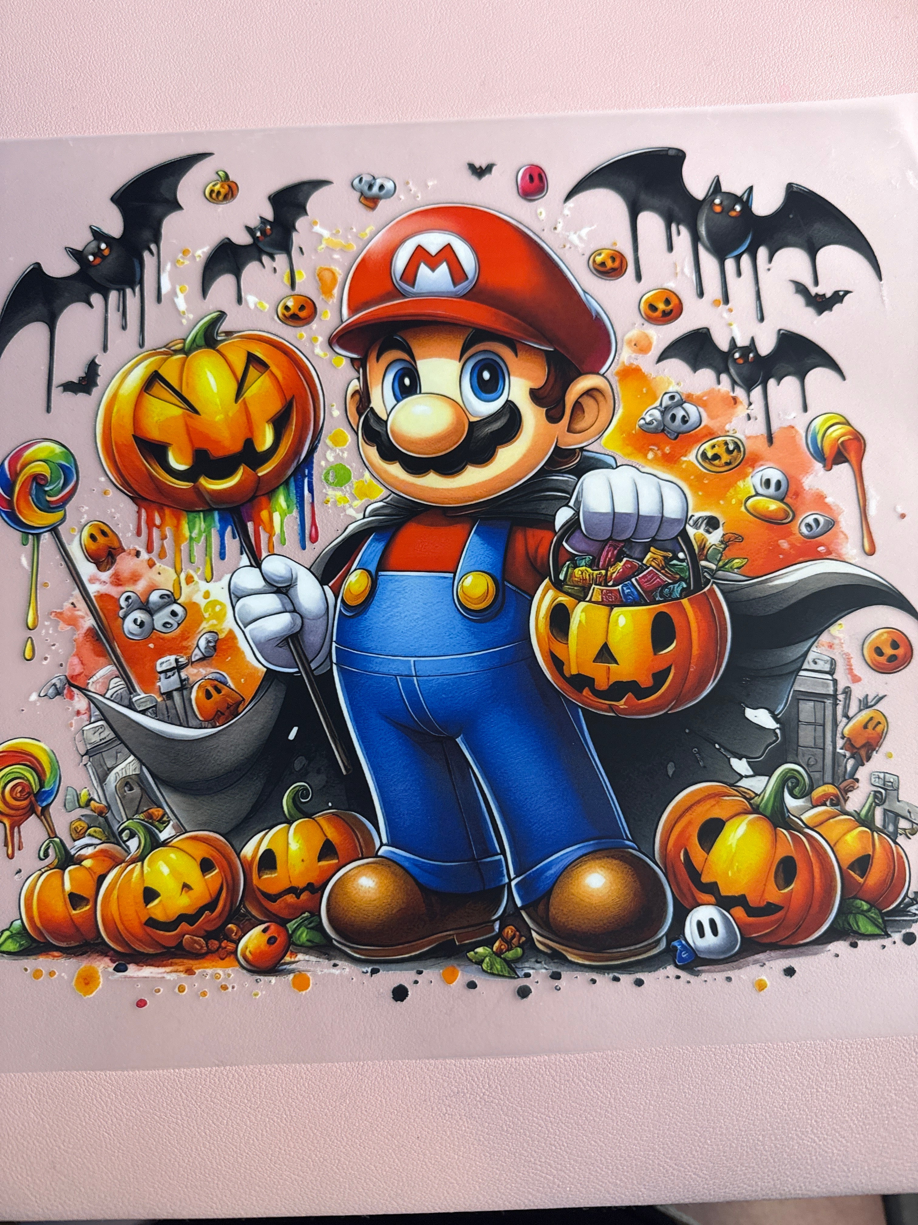 M Halloween Decal