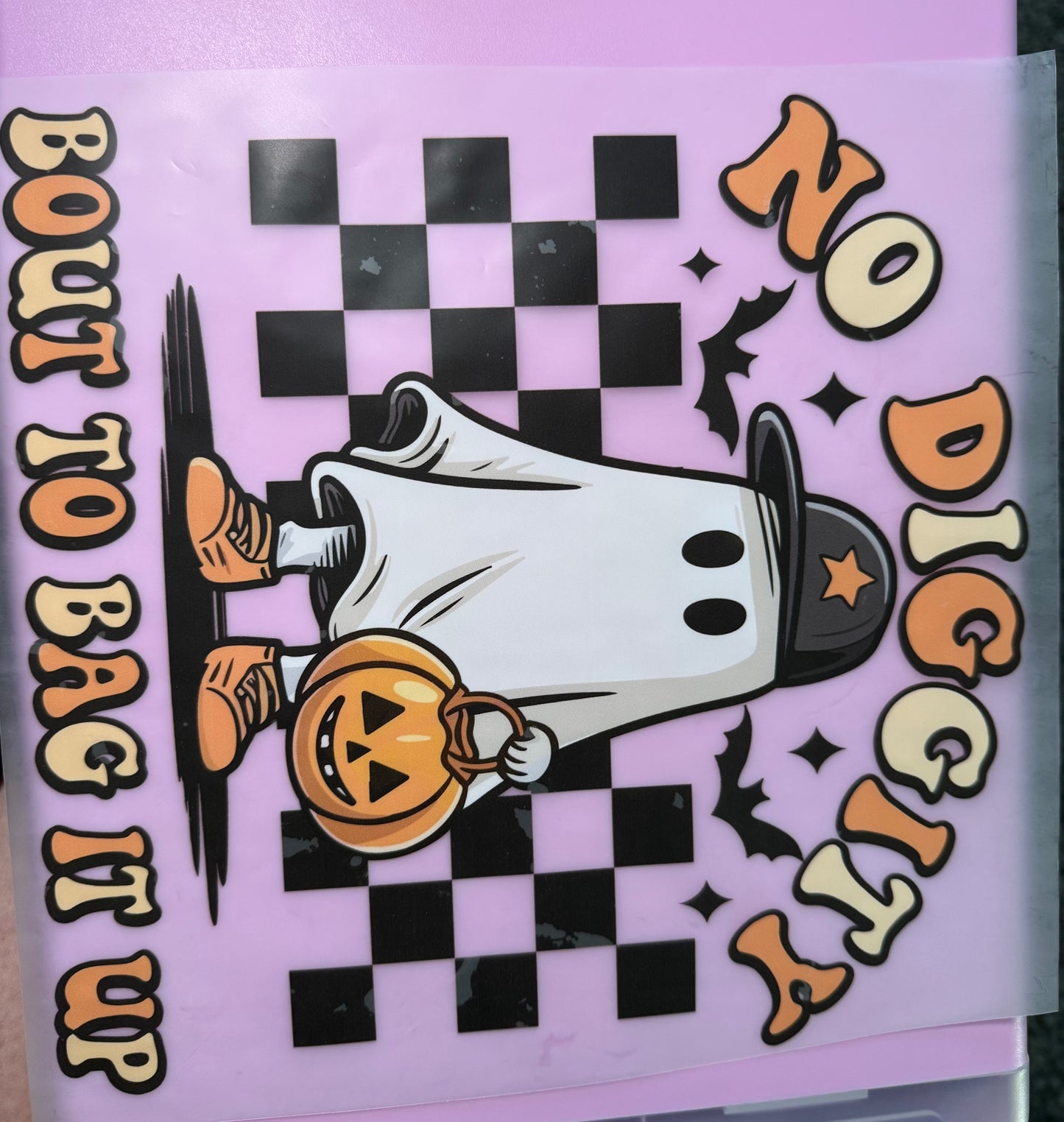 No Diggity Halloween Decal