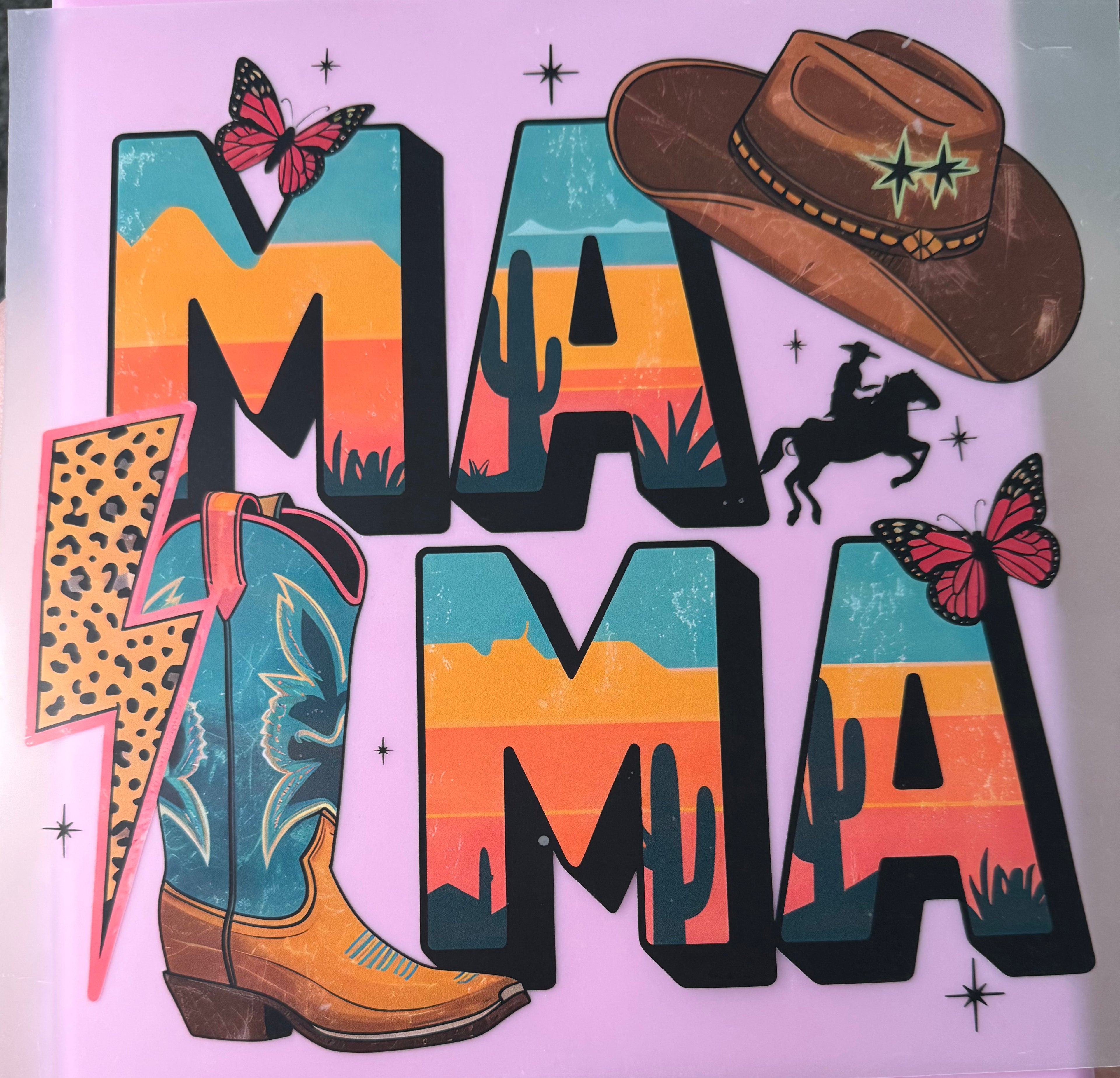 Western Mama Decal