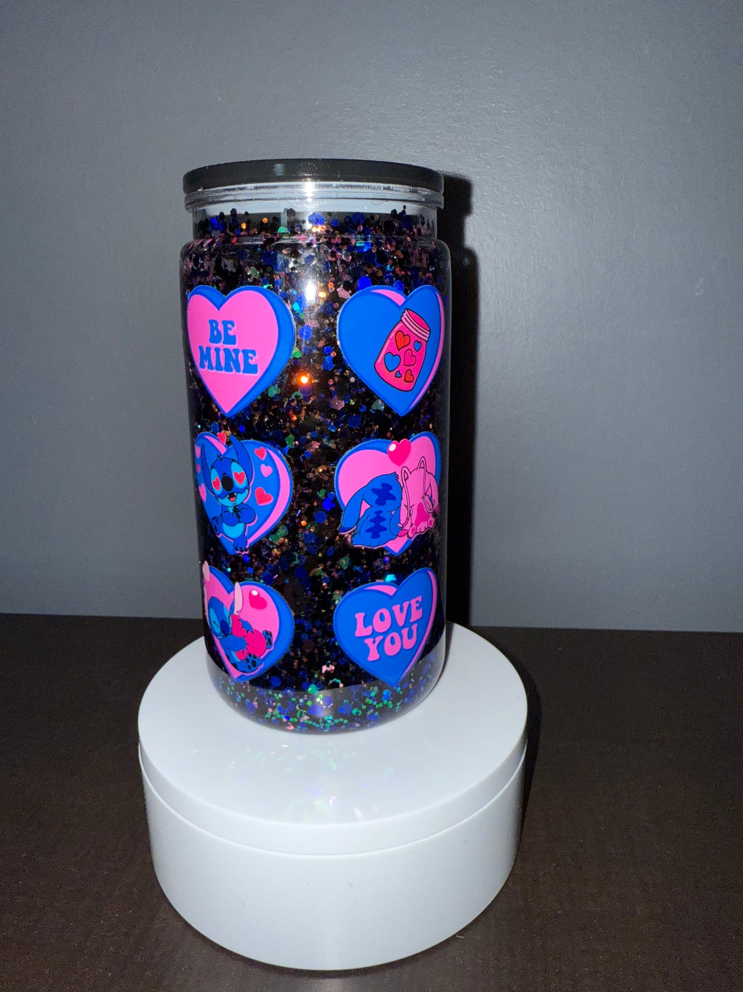 Stitchin hearts Tumbler