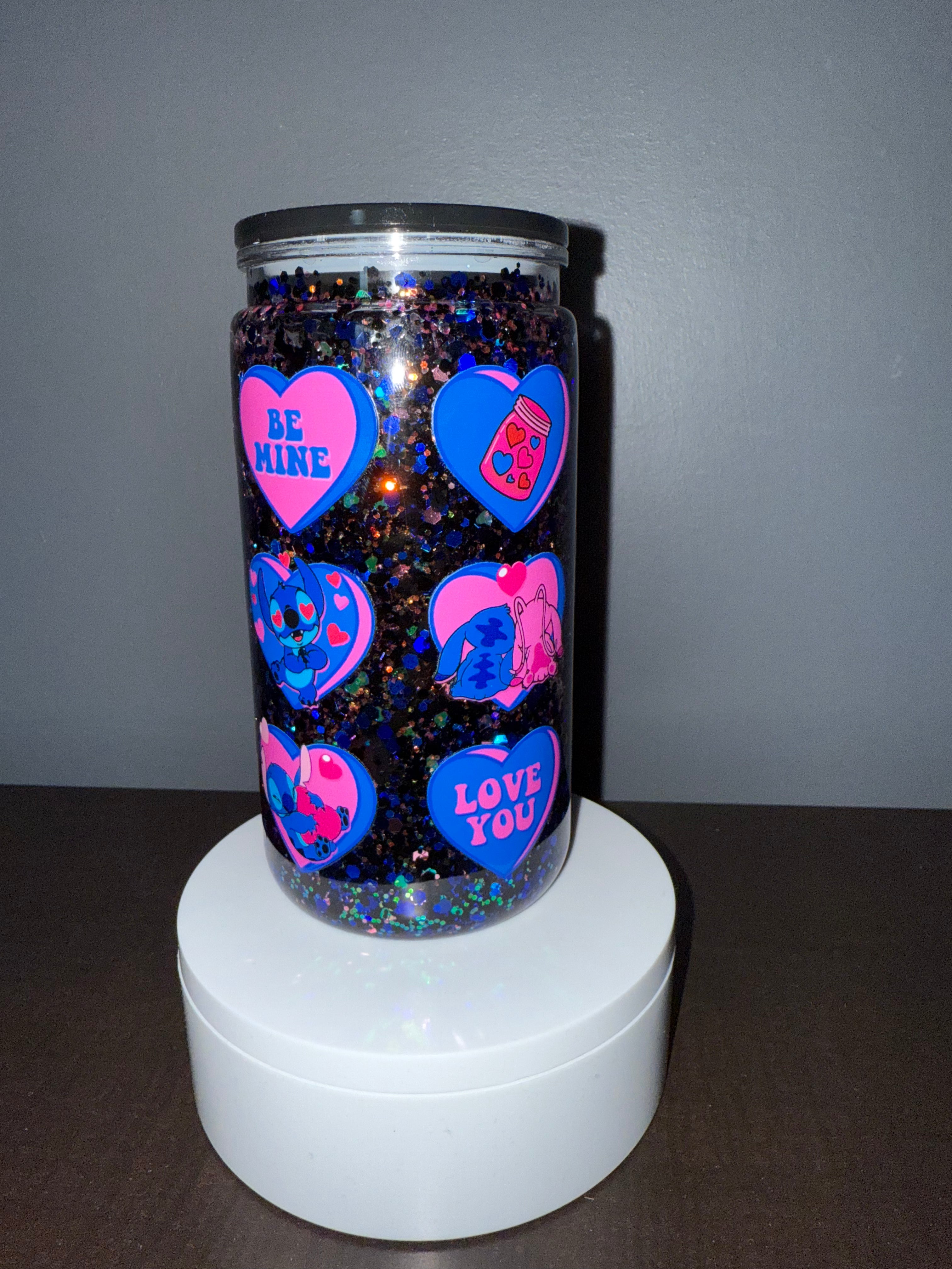 Stitchin hearts Tumbler