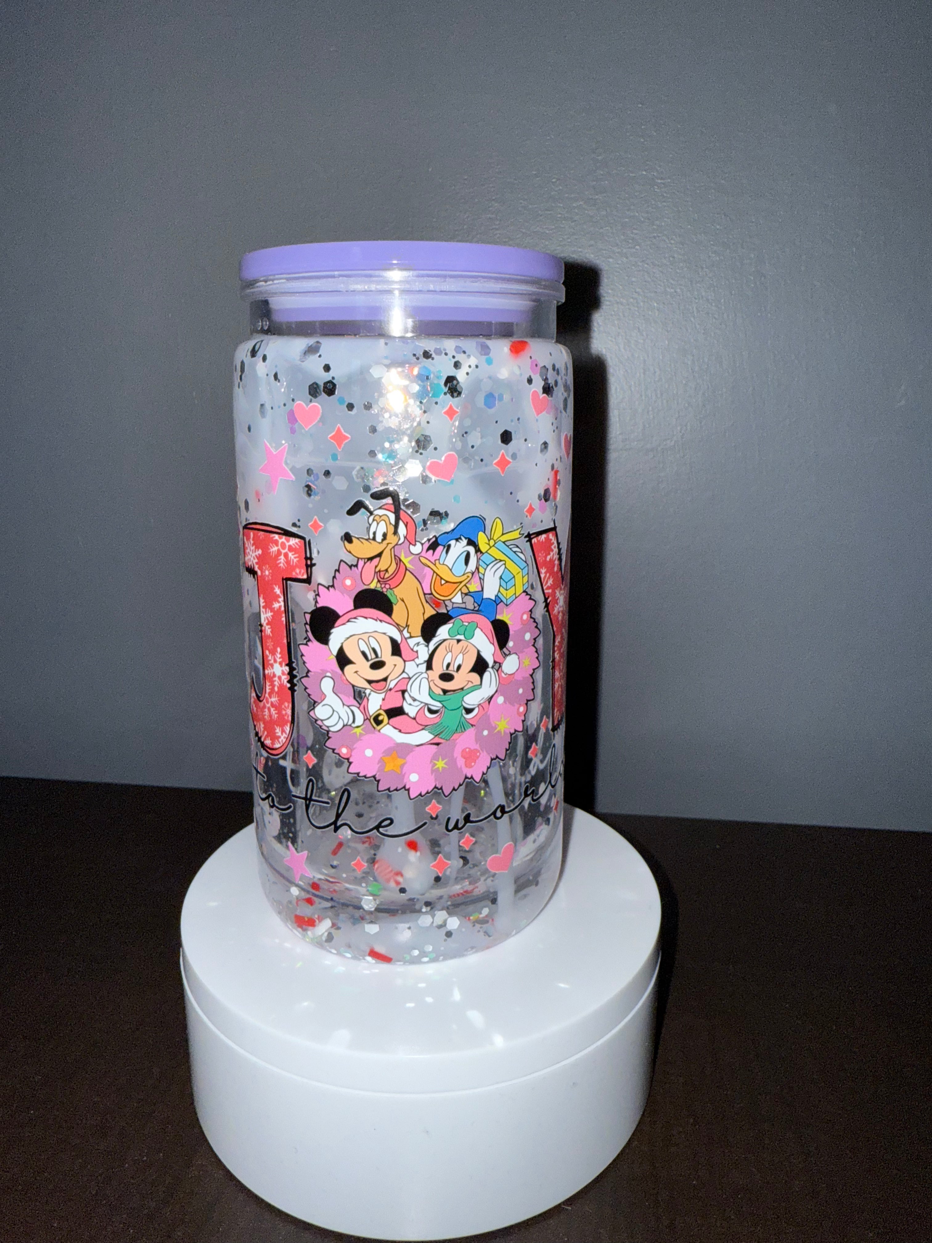 Joy World Christmas Tumbler