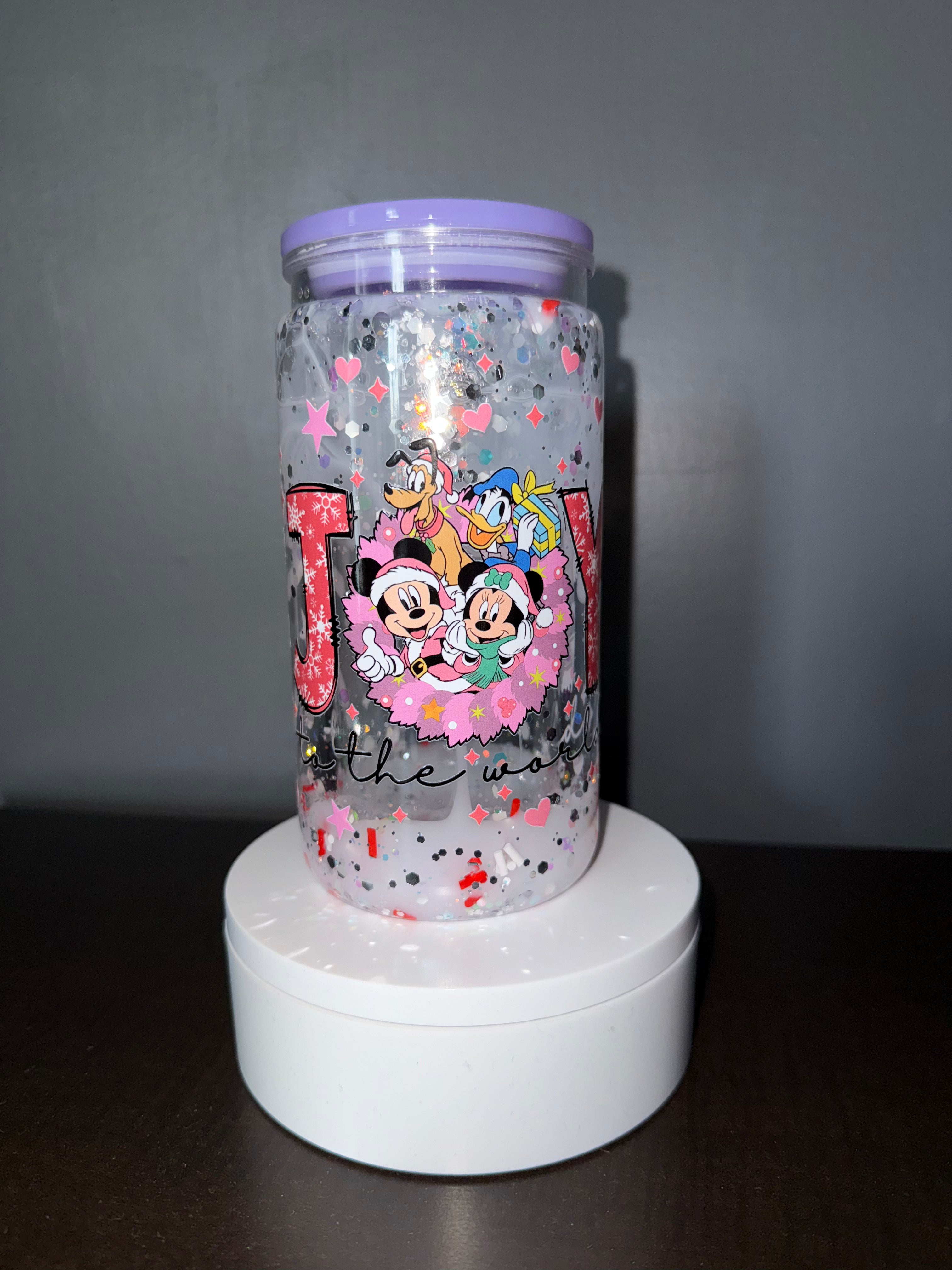 Joy World Christmas Tumbler