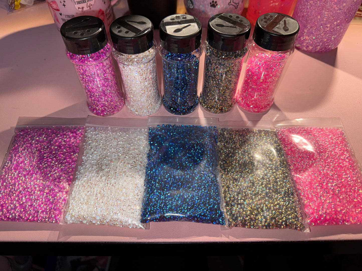 Pearl Glitter Bottle