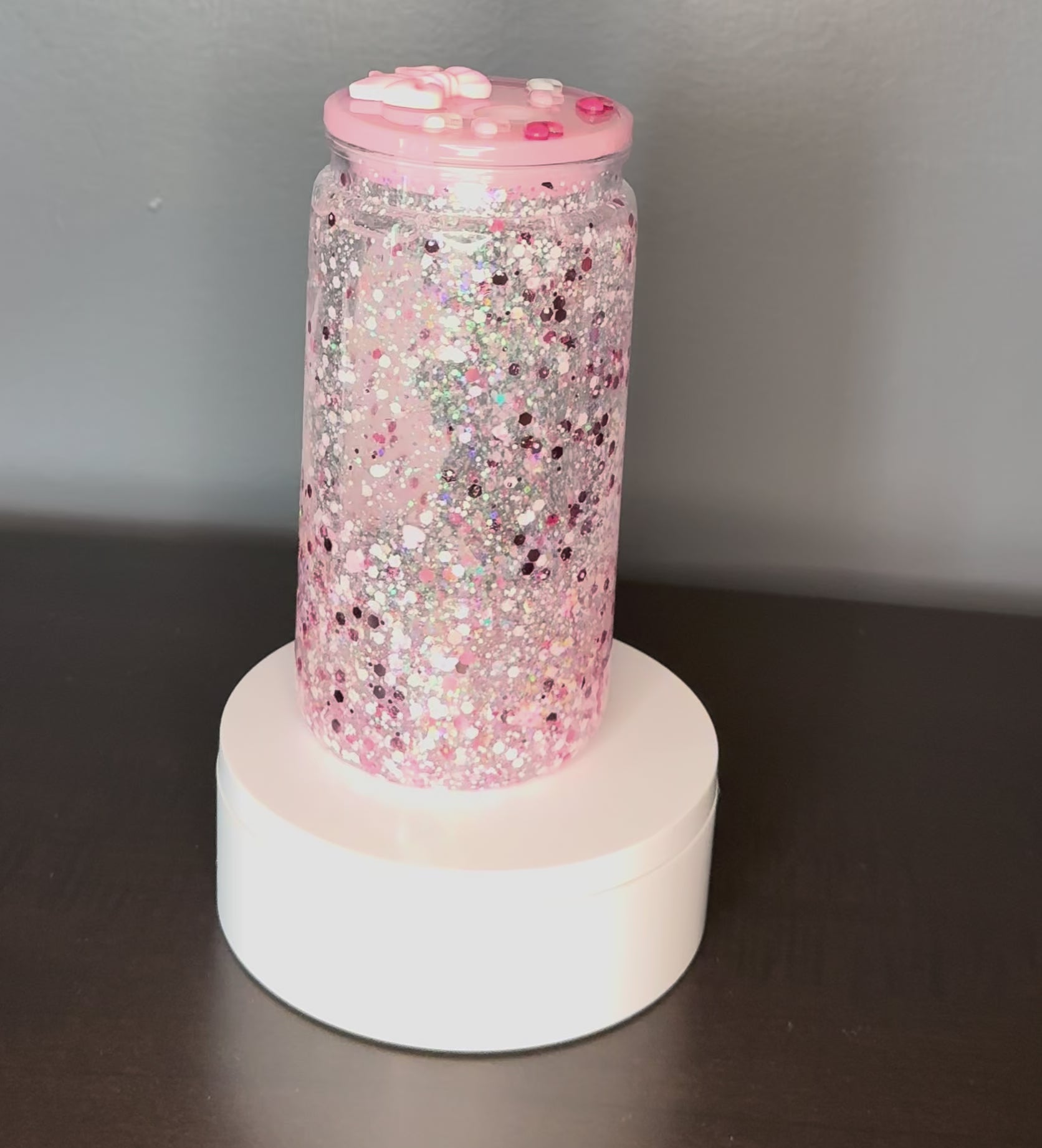 Pink Highland Cow Tumbler